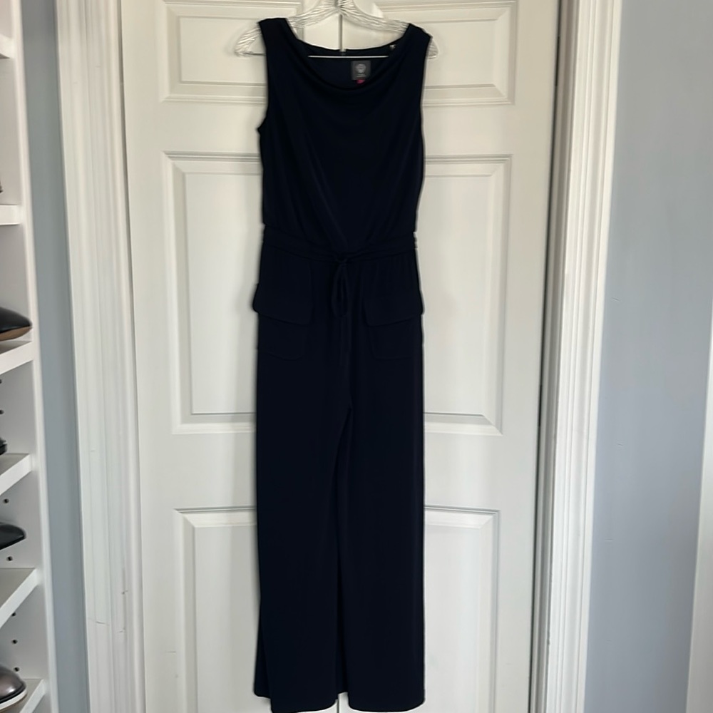 Vince Camuto Jumpsuit Navy Size Small